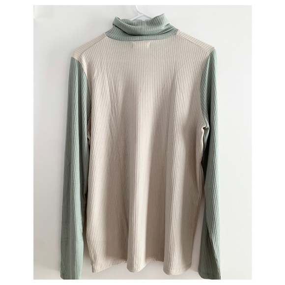 NWT Madewell Colorblock Turtleneck XL - Picture 7 of 7